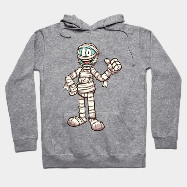 Cartoon Mummy Hoodie by TheMaskedTooner